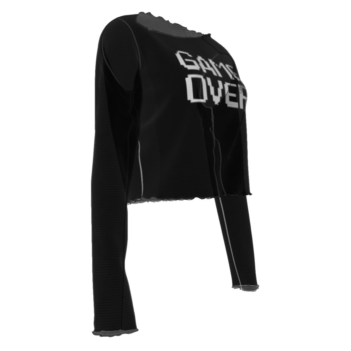 Game Over Mesh Long Sleeves T-shirt