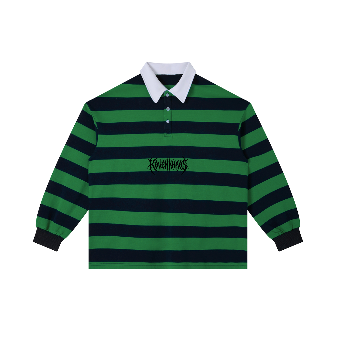 Fallen Color Block Stripe Polo Shirt