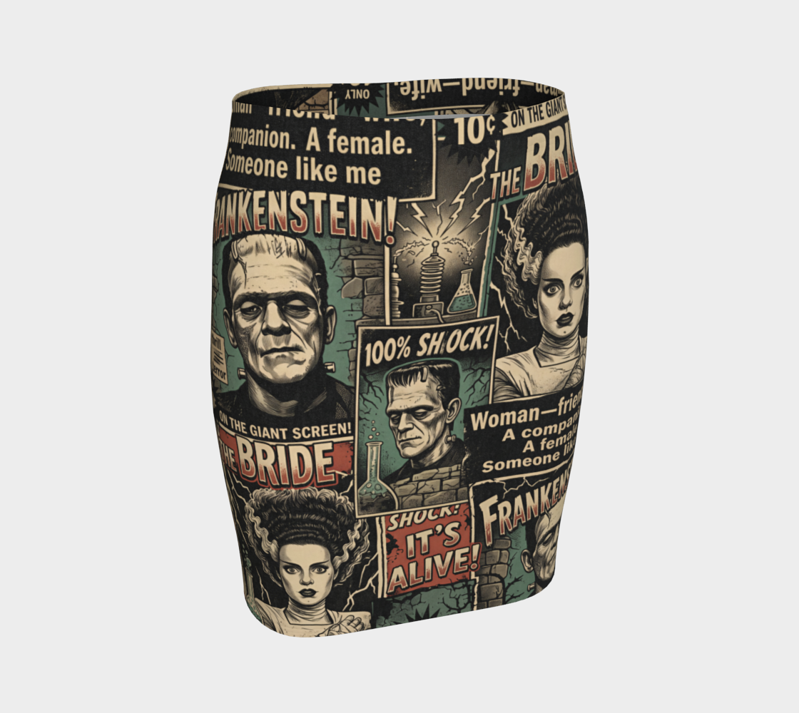 Frankenstein & Bride | Monsters Fitted Dress