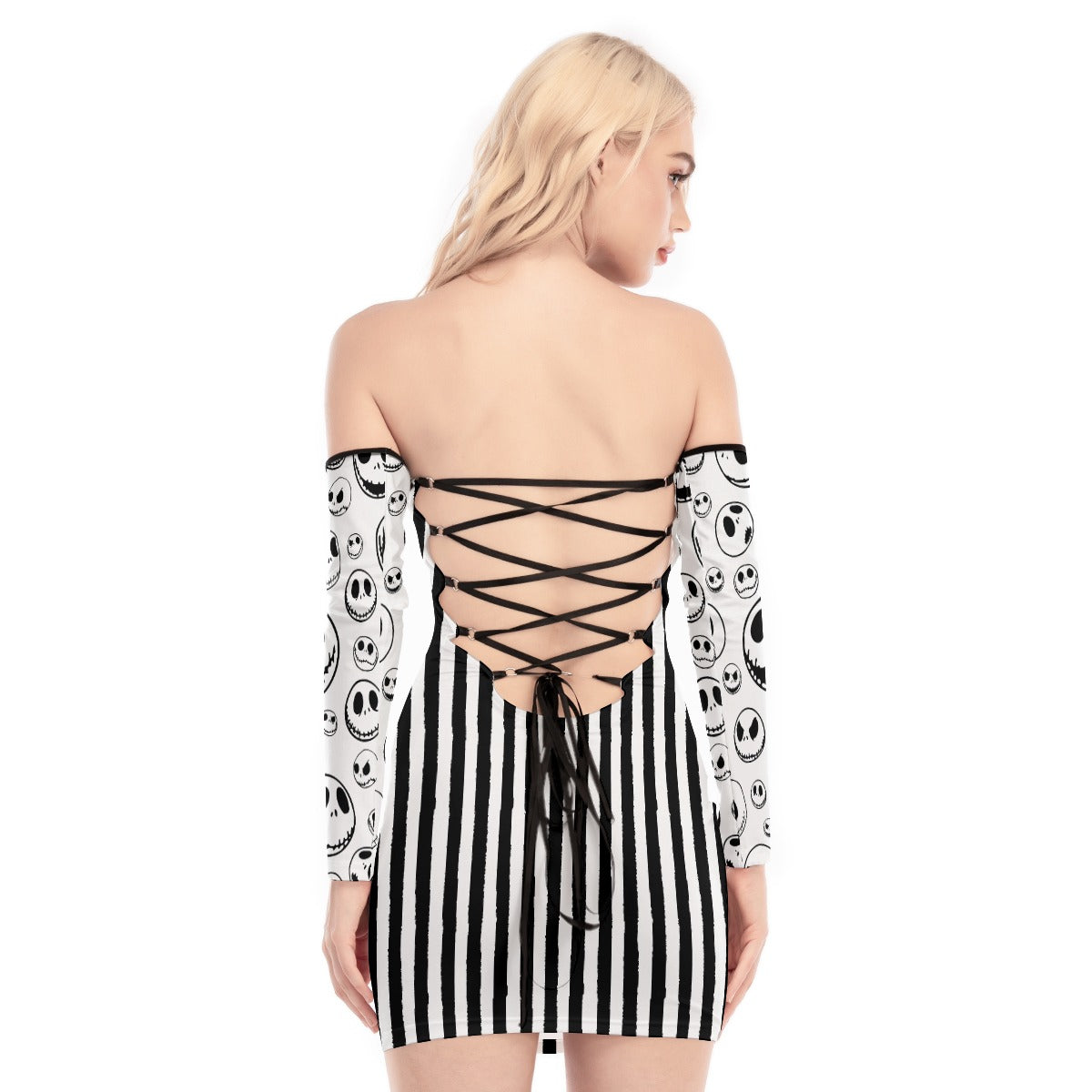 Nightmare X Lace-up Dress