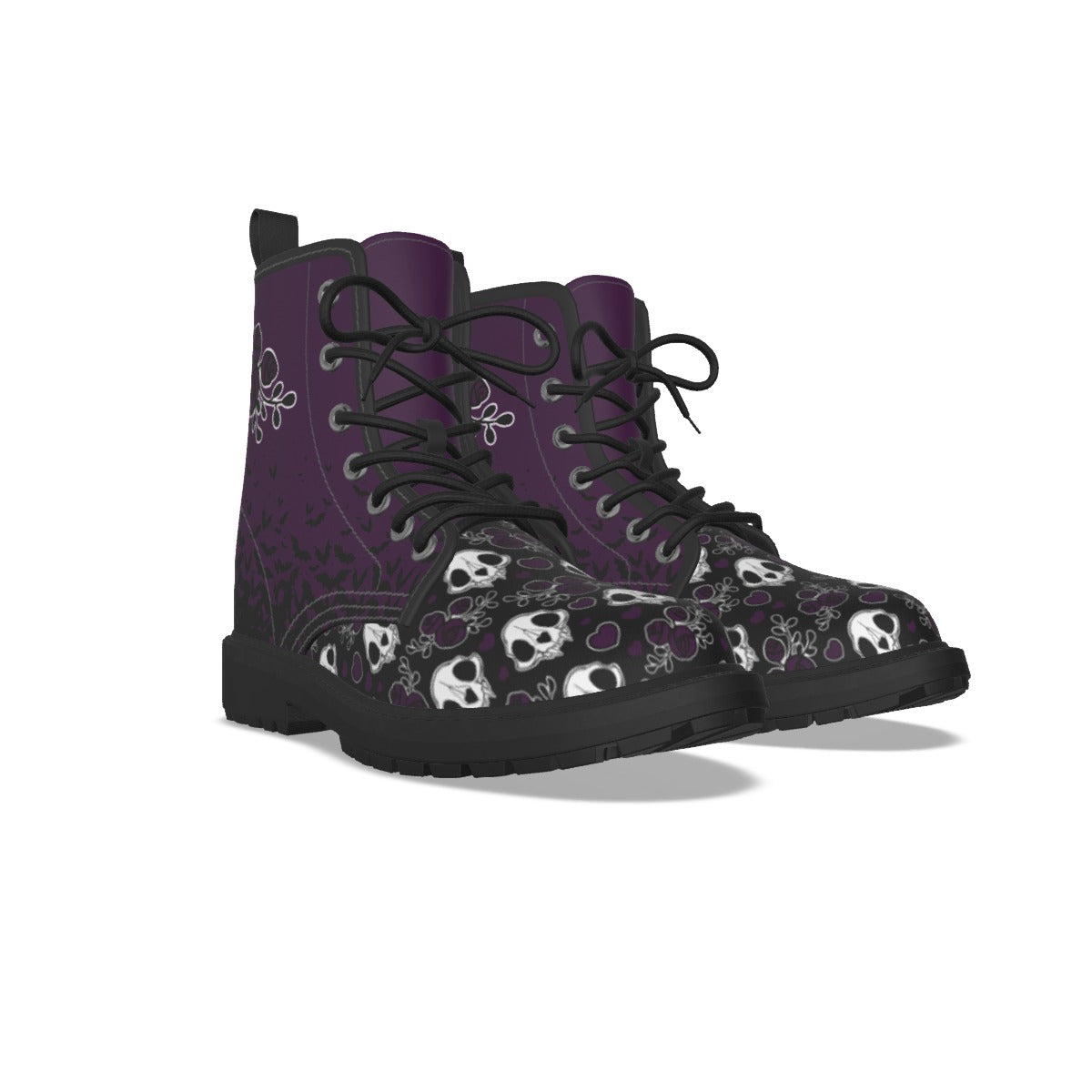 Violet Nightmares Women's  Martin Short Boots