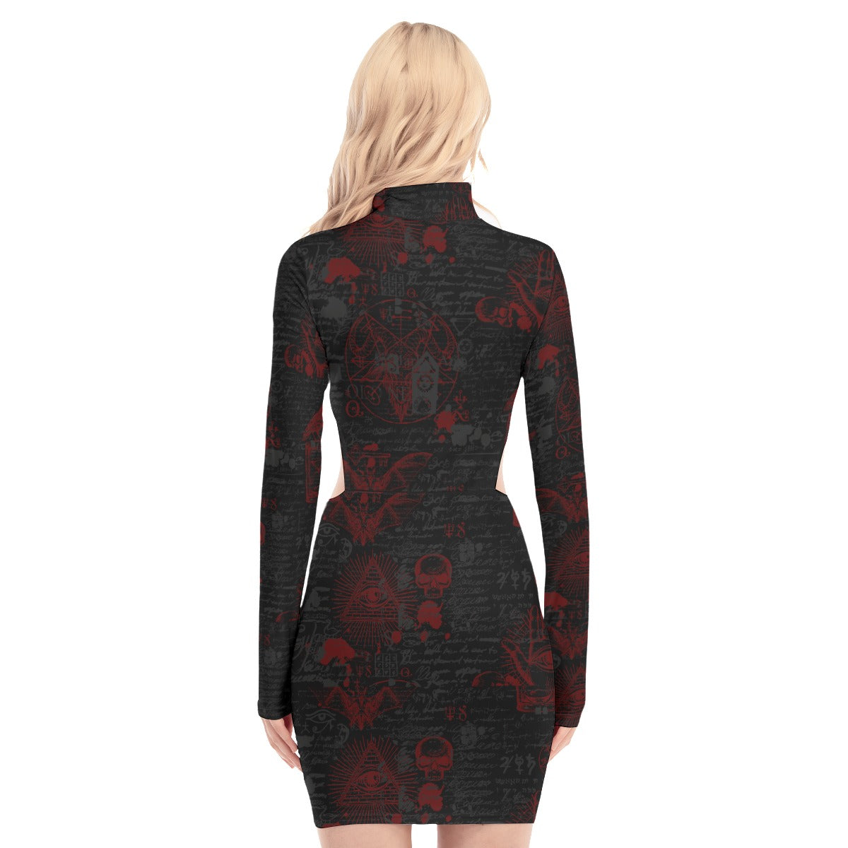 Devils Night Waist Hollow Hip Dress