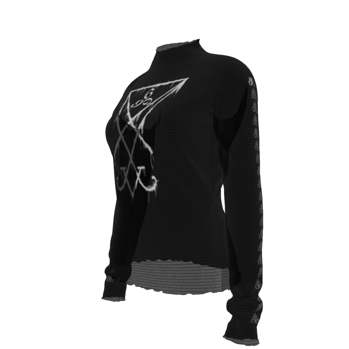 Leviathan Mesh Long Sleeve Top