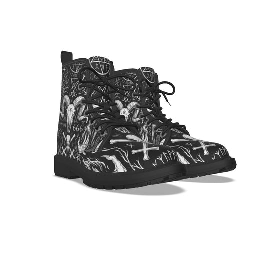 Thulsa Dooms Women's  Martin Short Boots