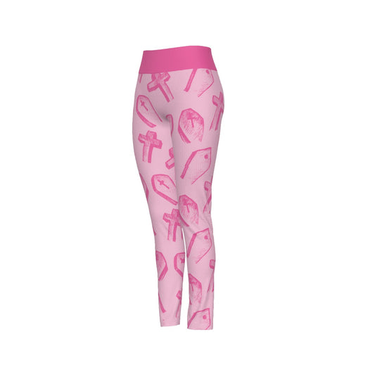 Dead Pink High Waist Leggings