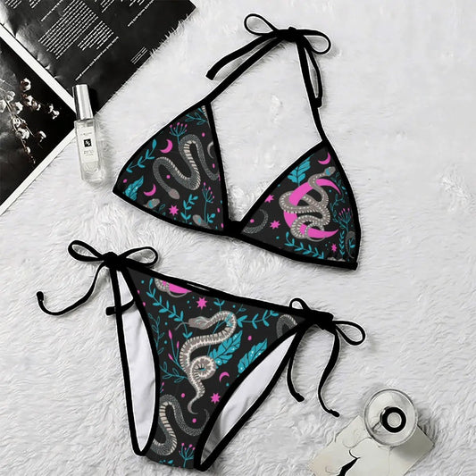 Serpent Moon Three-point Women's Bikini