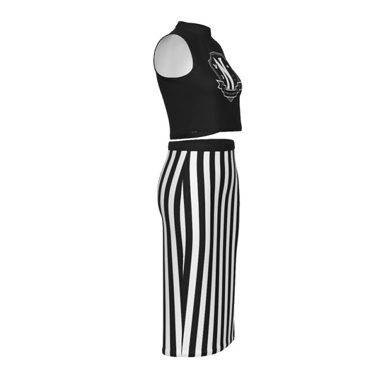 Nevermore Split High Skirt Set