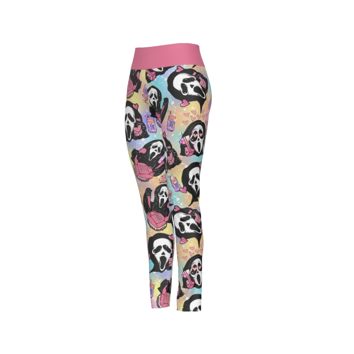 Ghostface High Waist Leggings