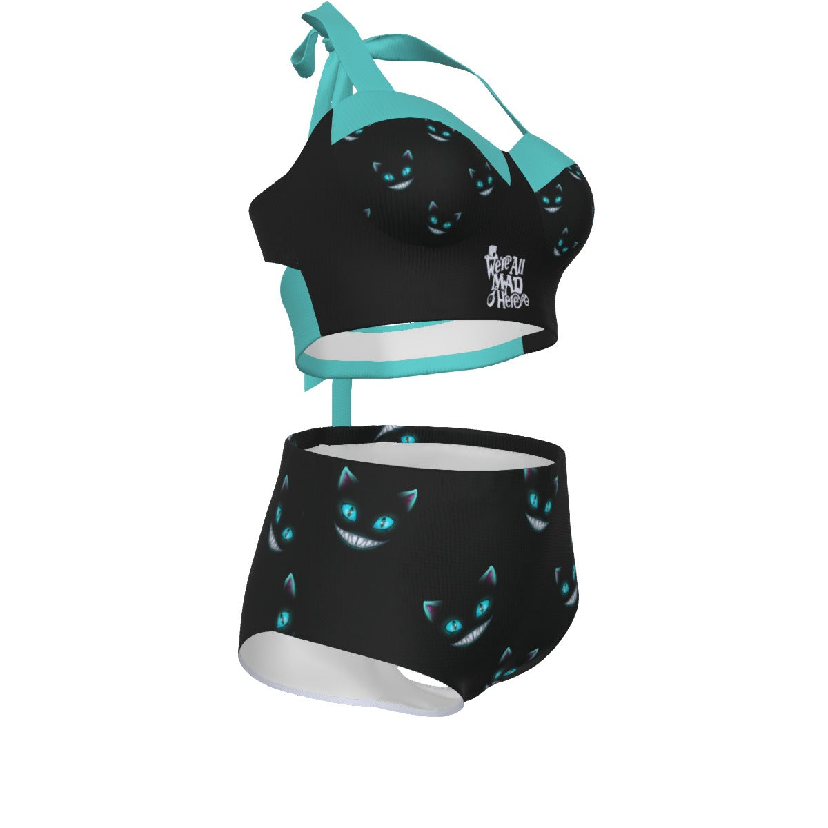 Madd Here Pinup Vintage Swimsuit Set