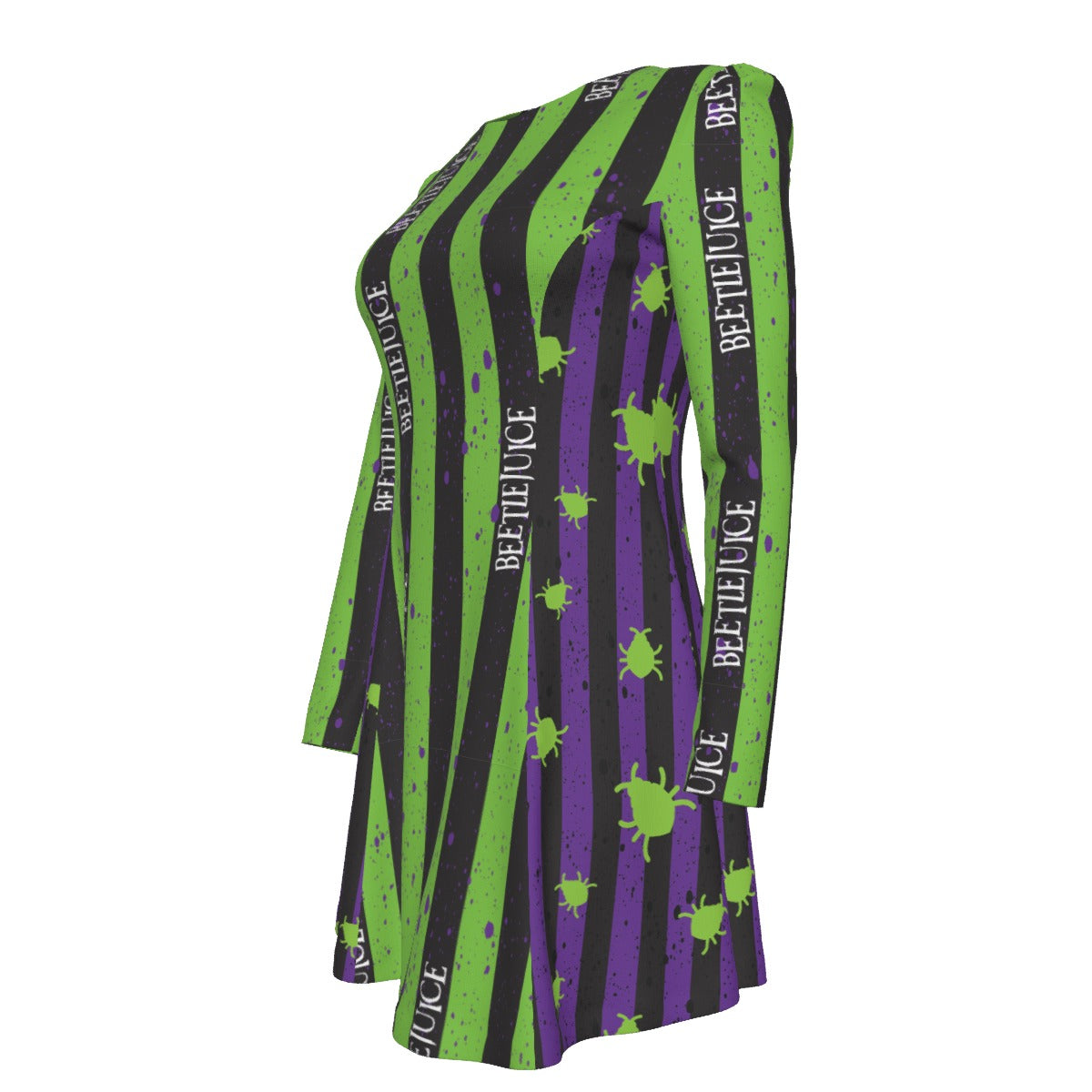 Beetlejuice, Beetlejuice, Beetlejuice Pleated Dress