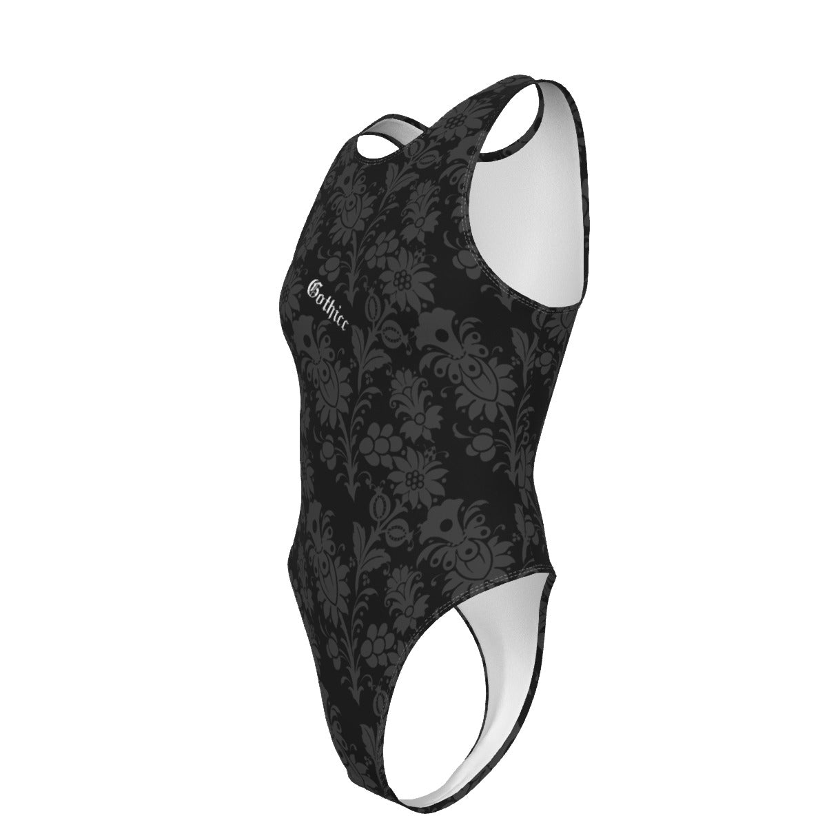Gothicc Flowers Tank Bodysuit