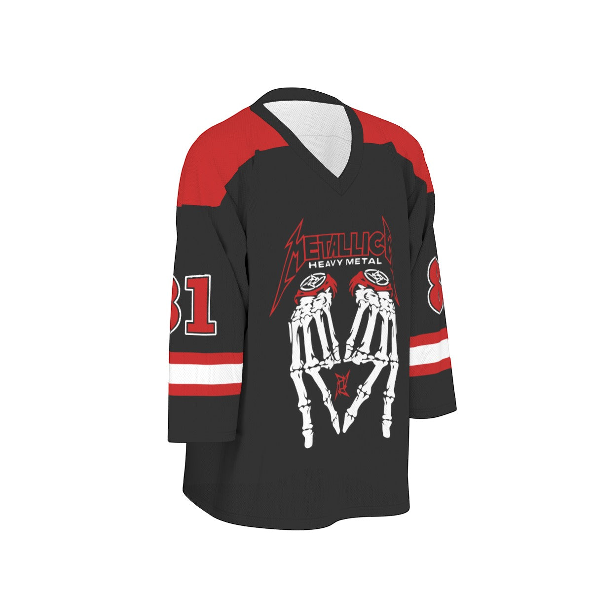 Metallica Unisex V-neck Hockey Jersey
