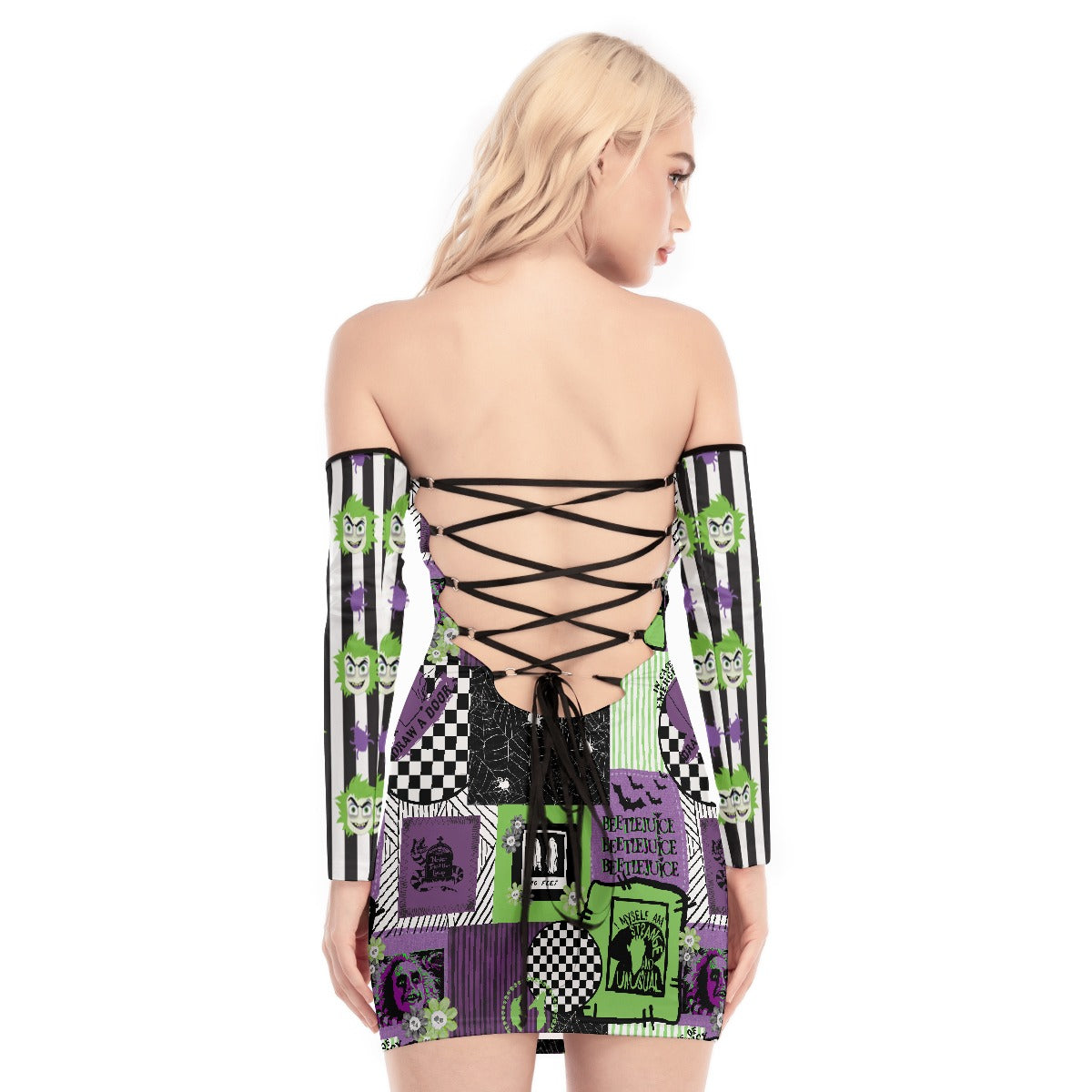 Strange and Unusual Back Lace-up Dress