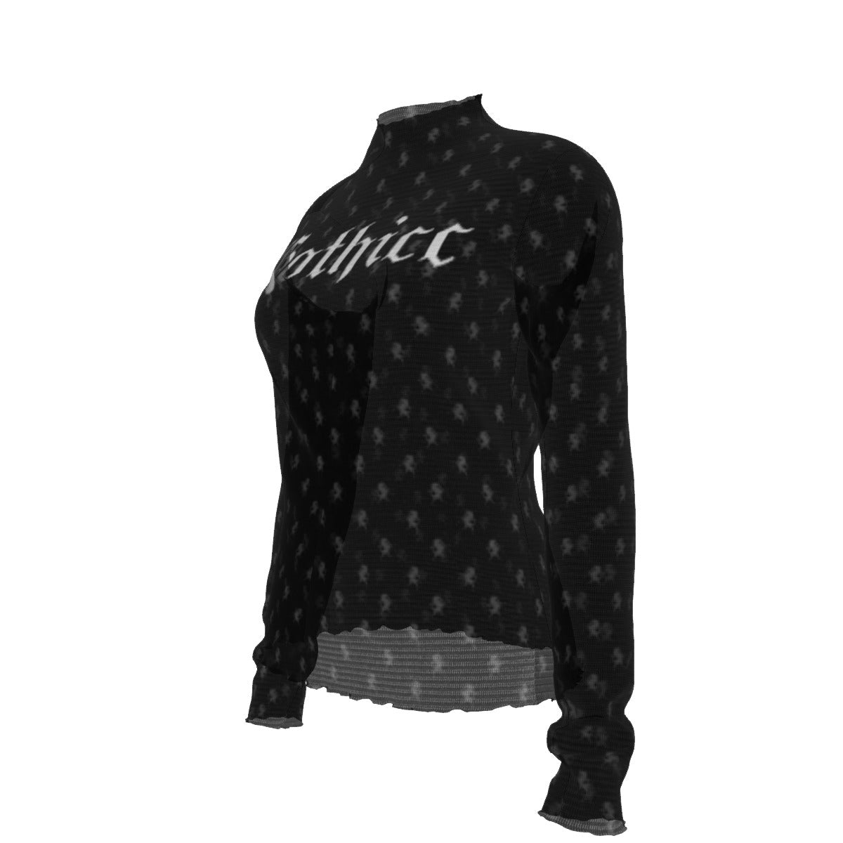 Gothicc Mesh Long Sleeve Top