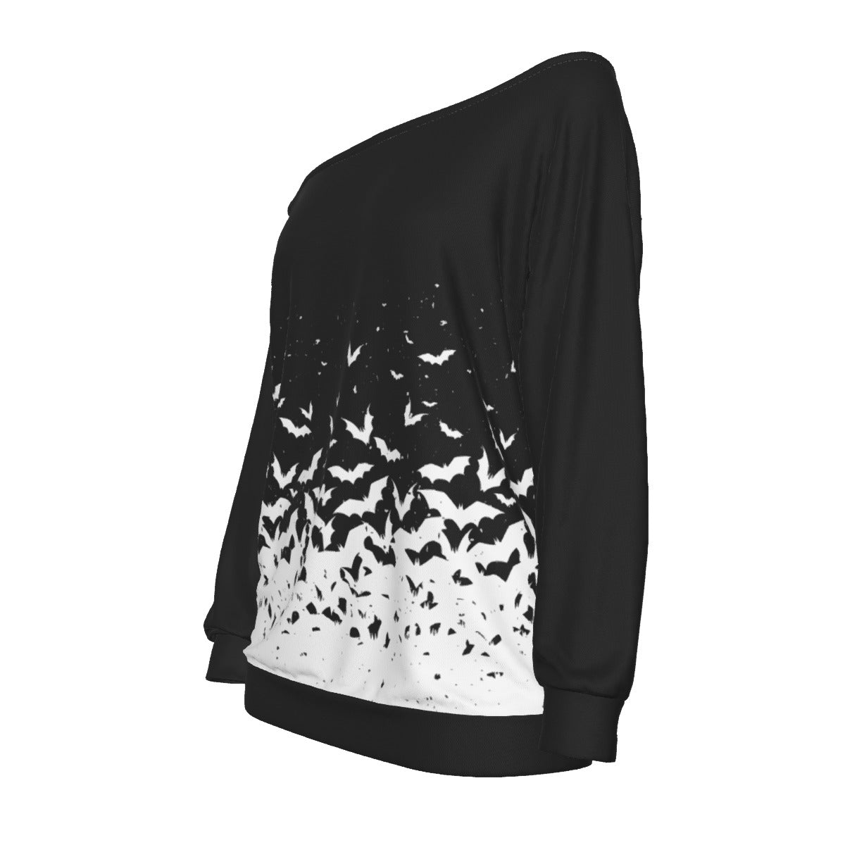 Release the Bats Oversized Off-Shoulder Sweatshirt