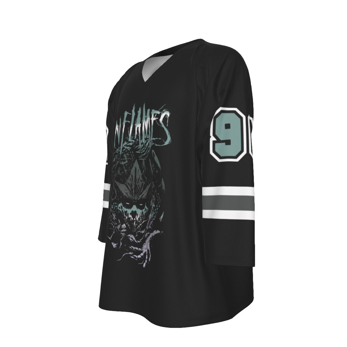 In Flames Unisex V-neck Hockey Jersey