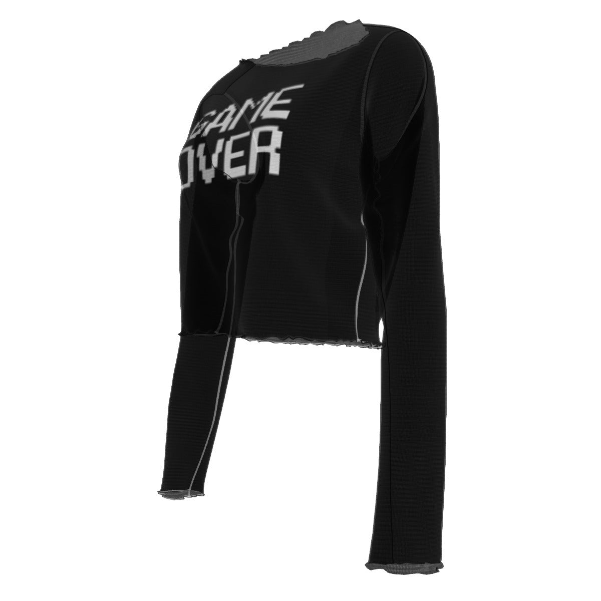 Game Over Mesh Long Sleeves T-shirt