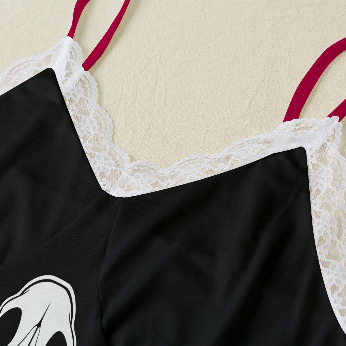 Dead Cats Club Cami With Lace Edge