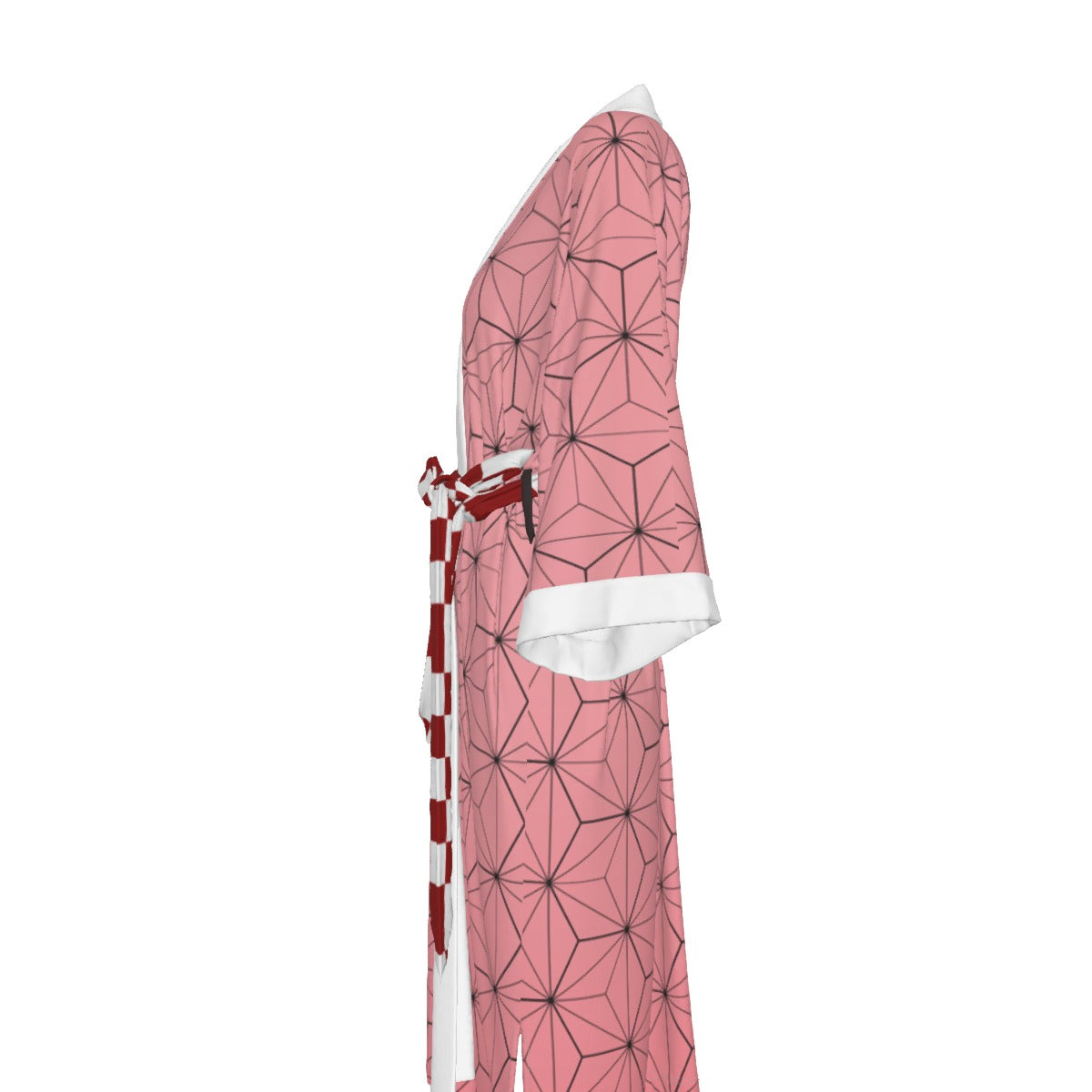 Demon Slayer - Nezuko Kamado Inspired Satin Kimono Robe