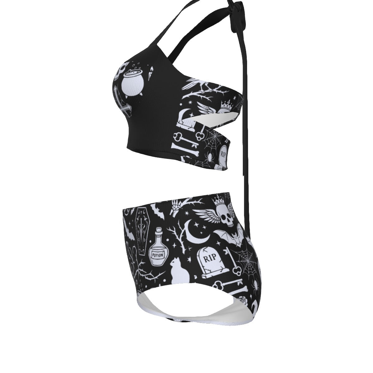 Withered World Pinup Vintage Swimsuit Set