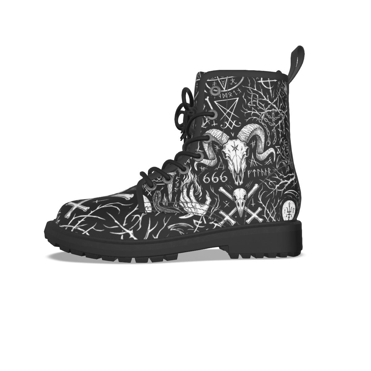 Thulsa Dooms Women's  Martin Short Boots