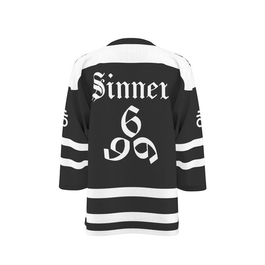 Sinner Unisex V-neck Hockey Jersey