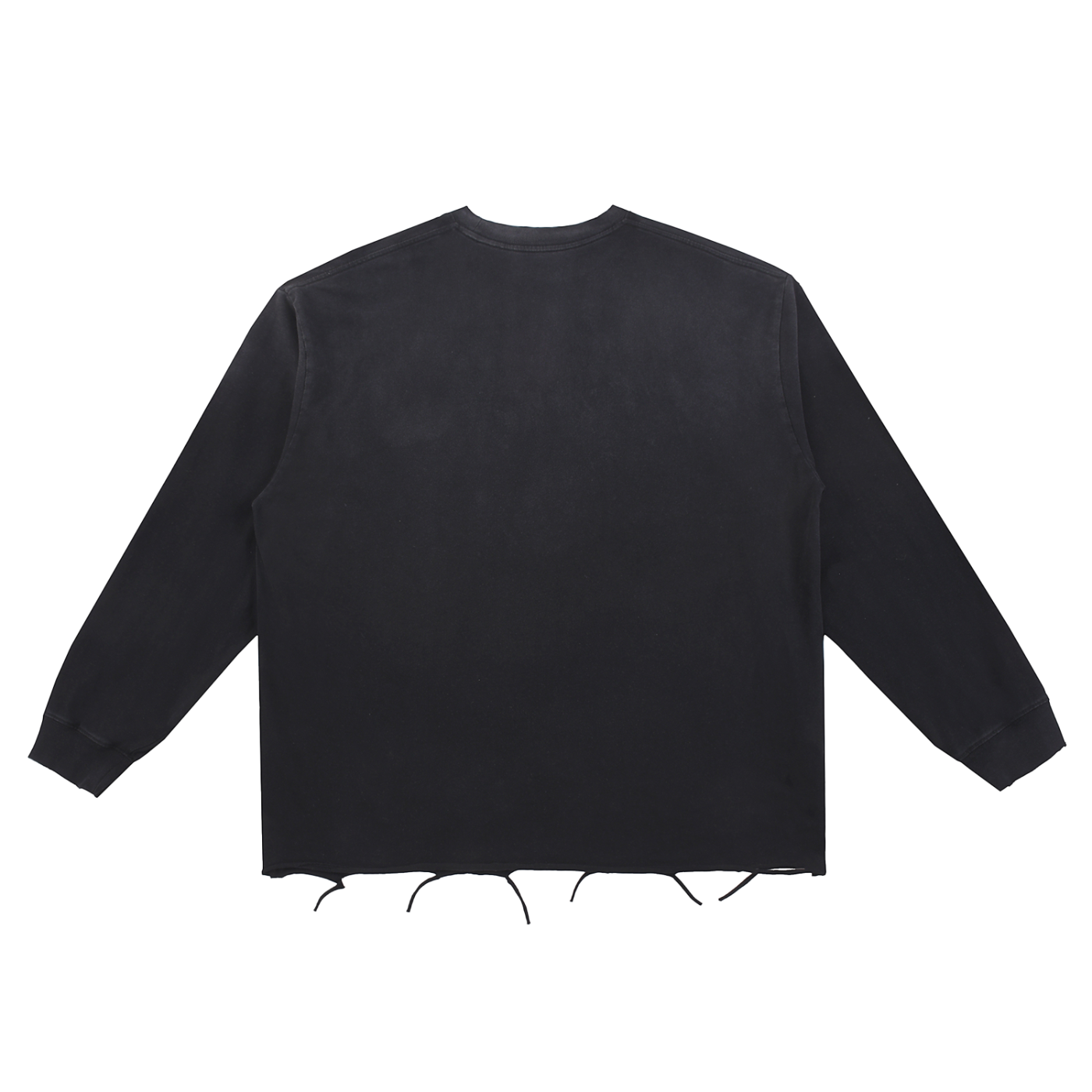 Snarf - Snow Wash Raw Edge Cotton T-Shirt