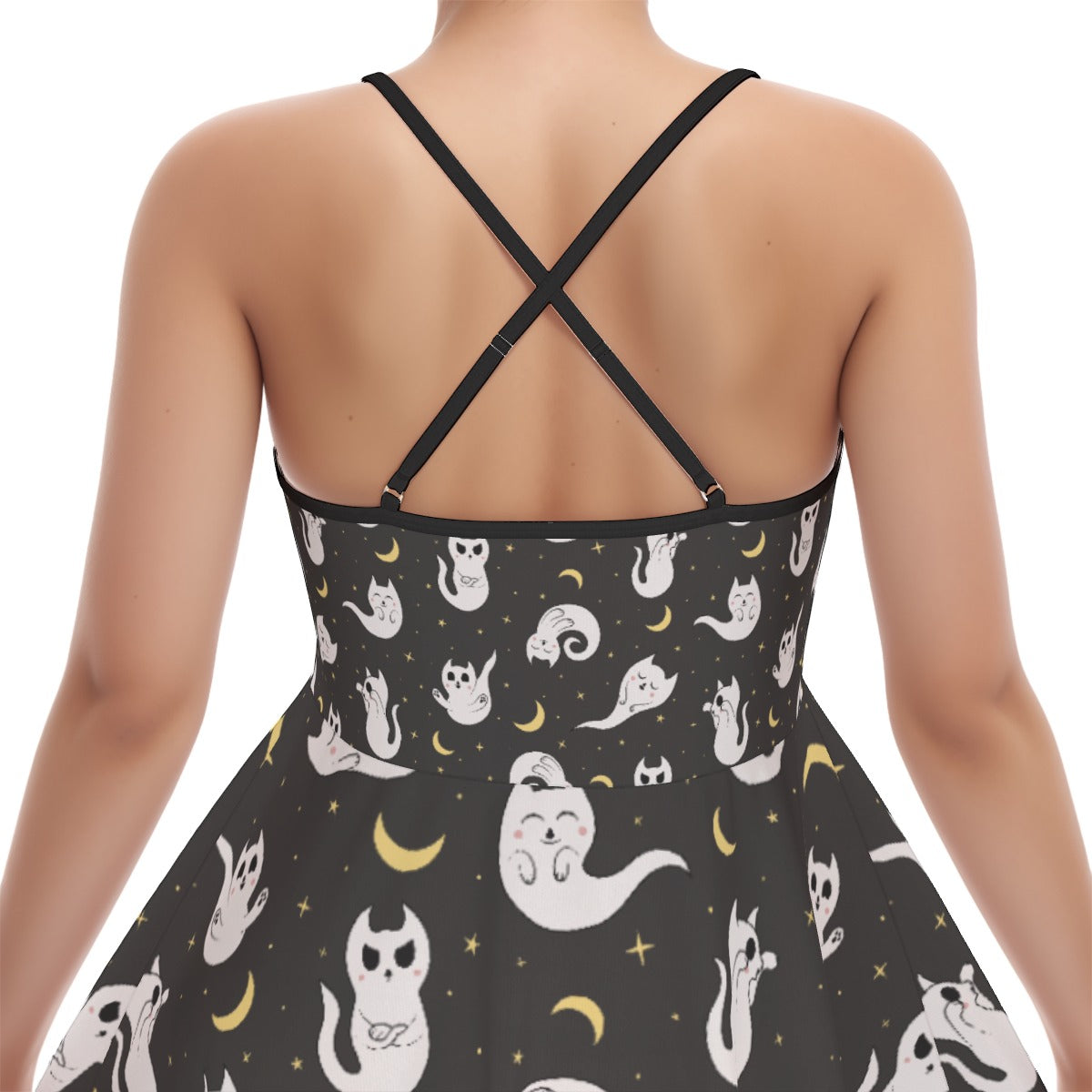 Ghost Kitty's  Cross Cami Dress