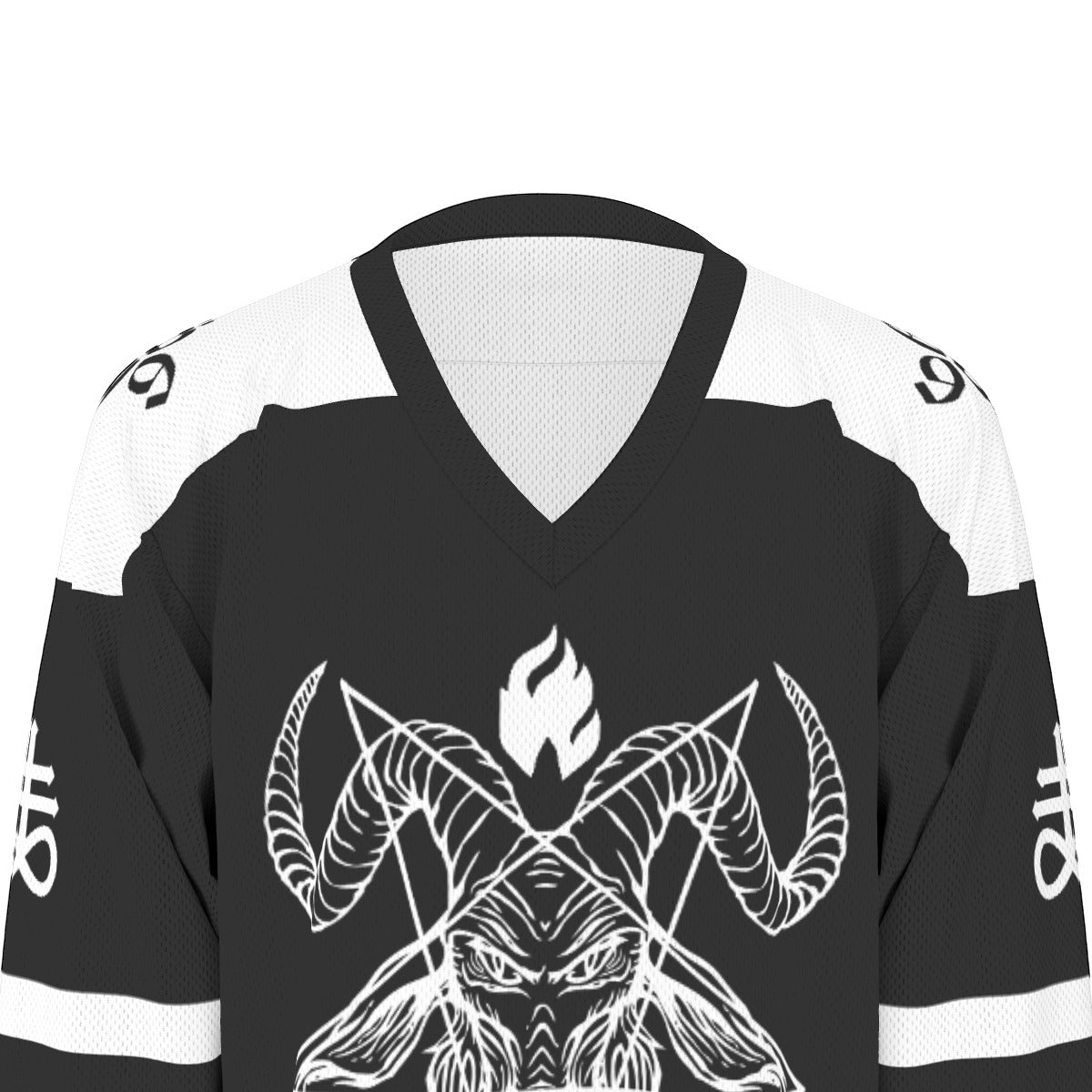 Gothicc Unisex V-neck Hockey Jersey