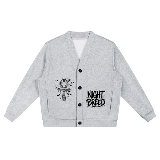 Night Breed Unisex Essential Heavyweight Sweat Cardigan