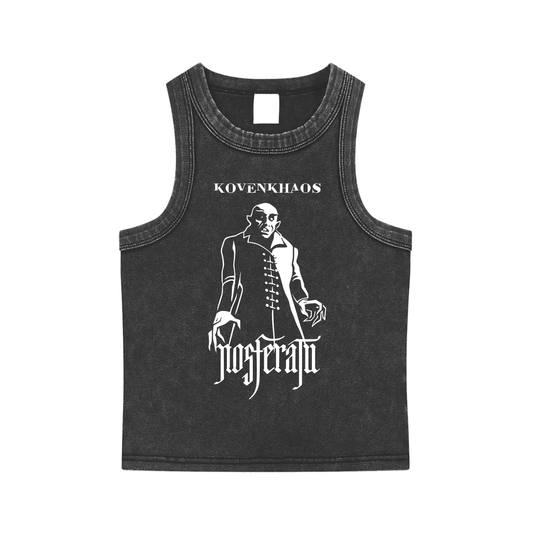 Nosferatu Snow Washed Tank Top