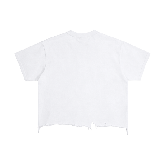 Thank You for the Venom Vintage Wash Boxy Distressed Hem T-Shirt
