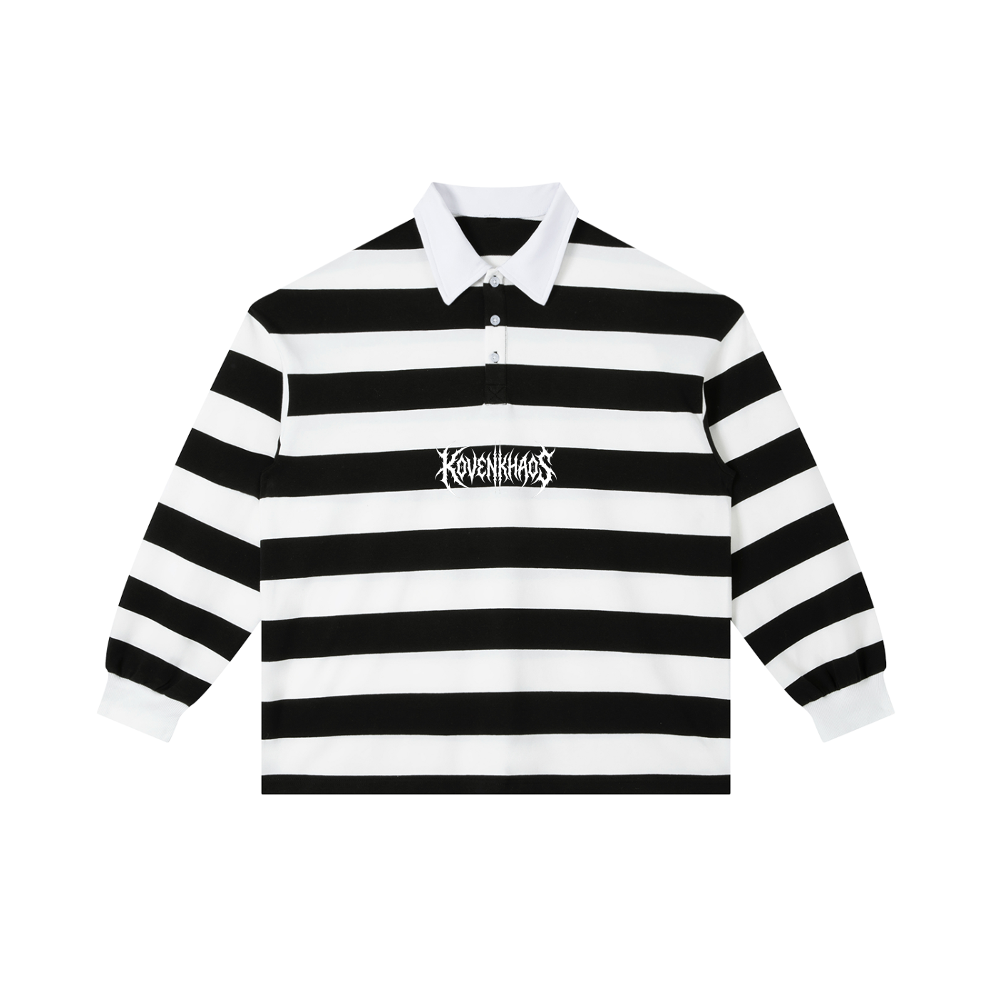 Fallen Color Block Stripe Polo Shirt