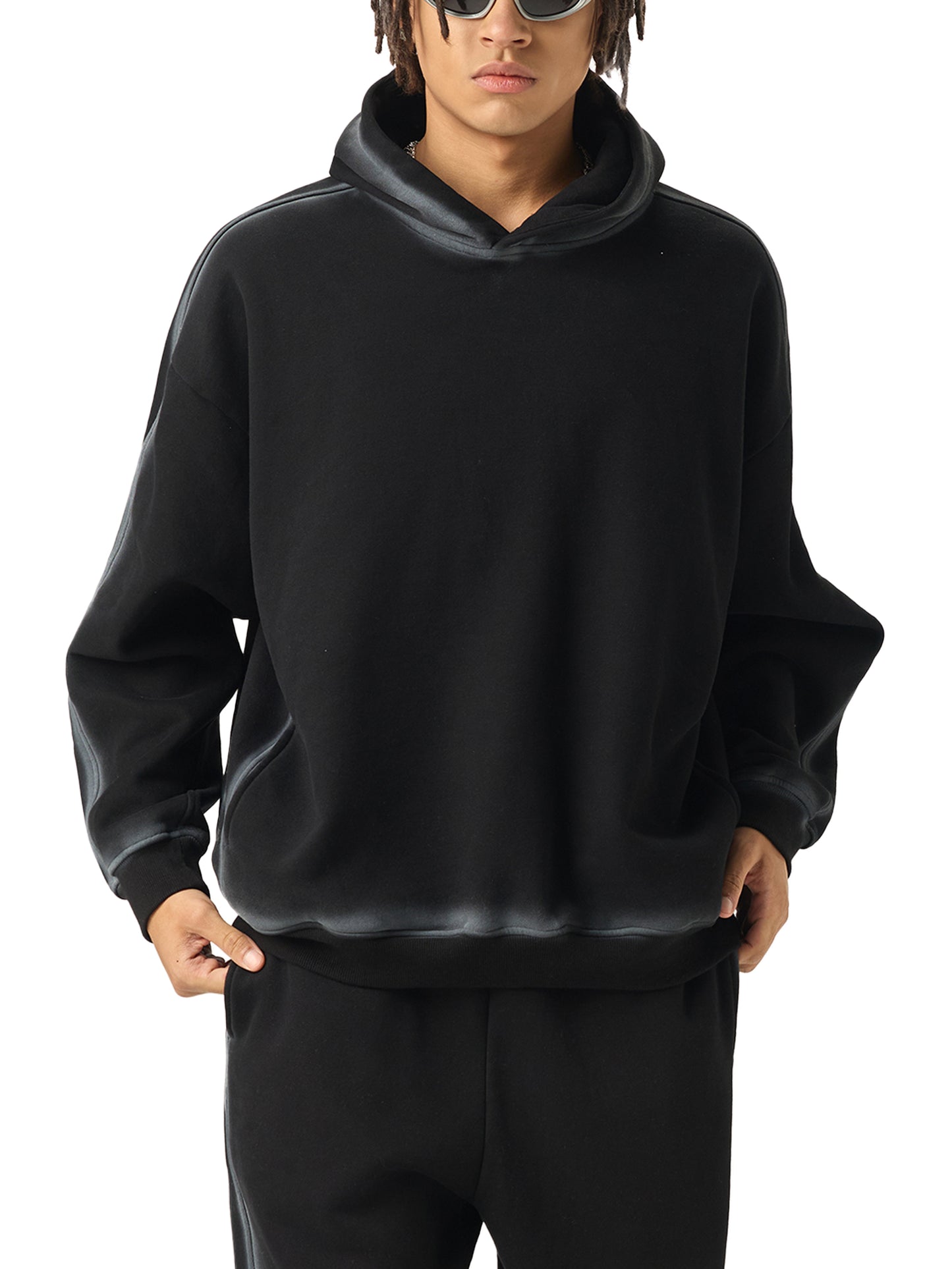 Baphomet Key Sunfaded Edge Fleece Hoodie