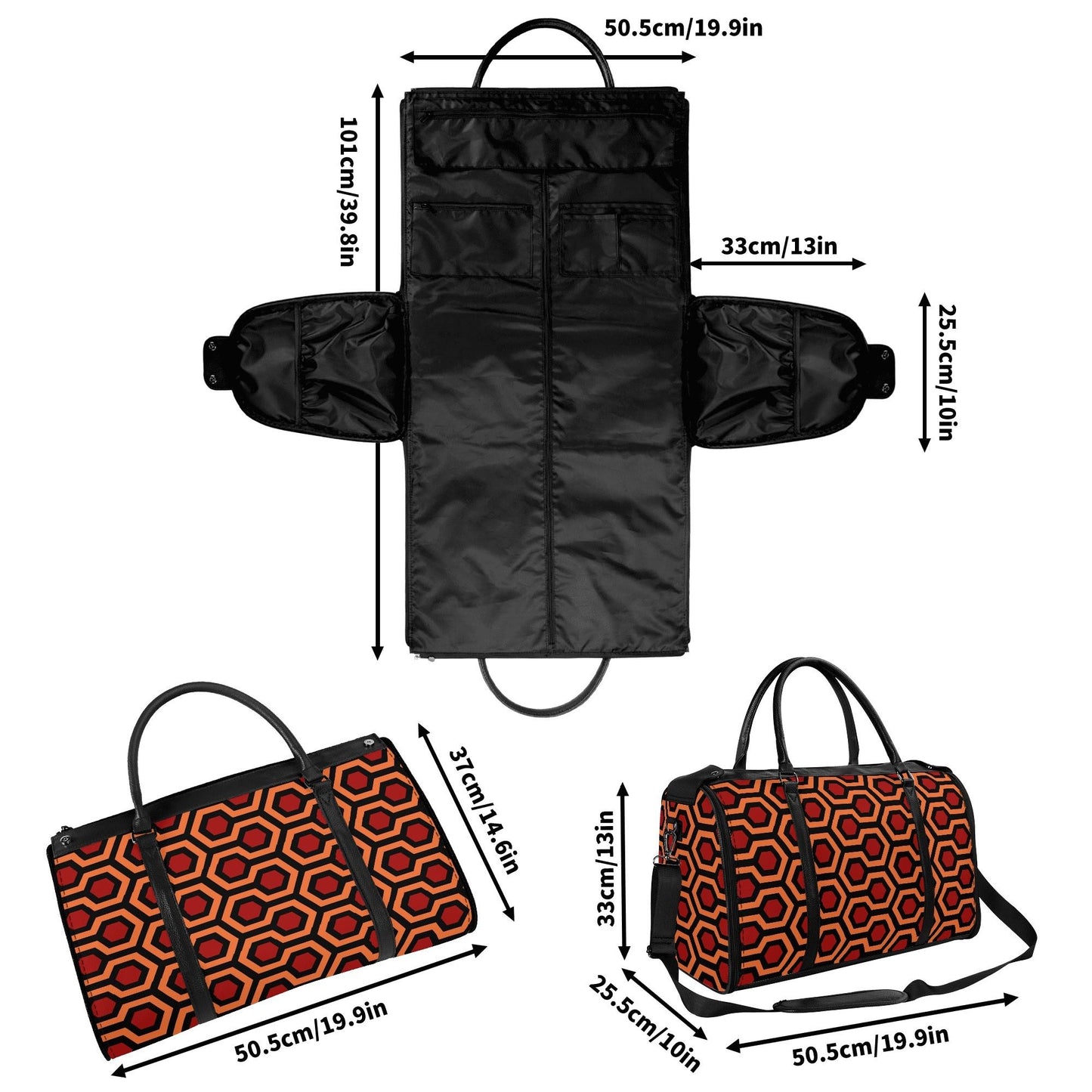 Hotel Horror Gym Travel Duffle Bag