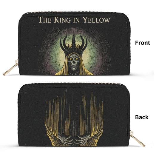 The King in Yellow Leather Wallet