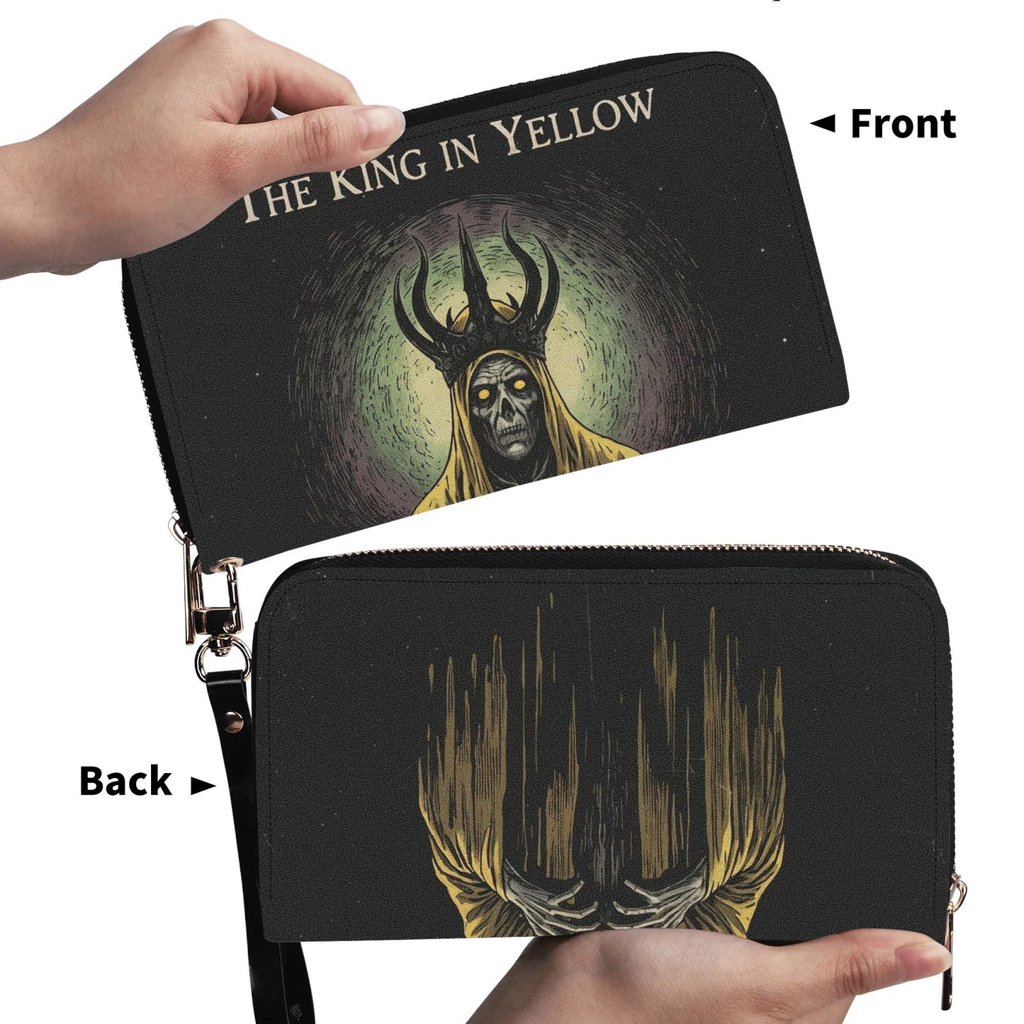 The King in Yellow Leather Wallet