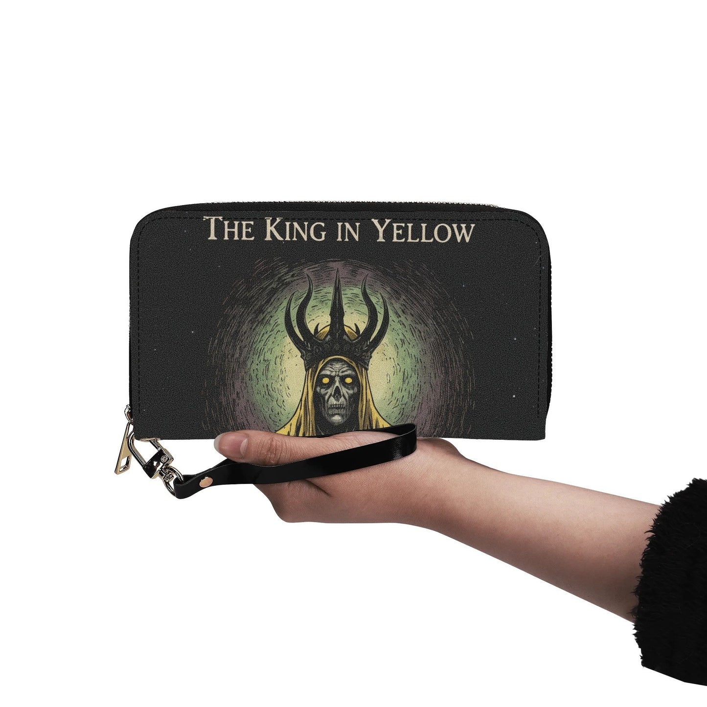 The King in Yellow Leather Wallet