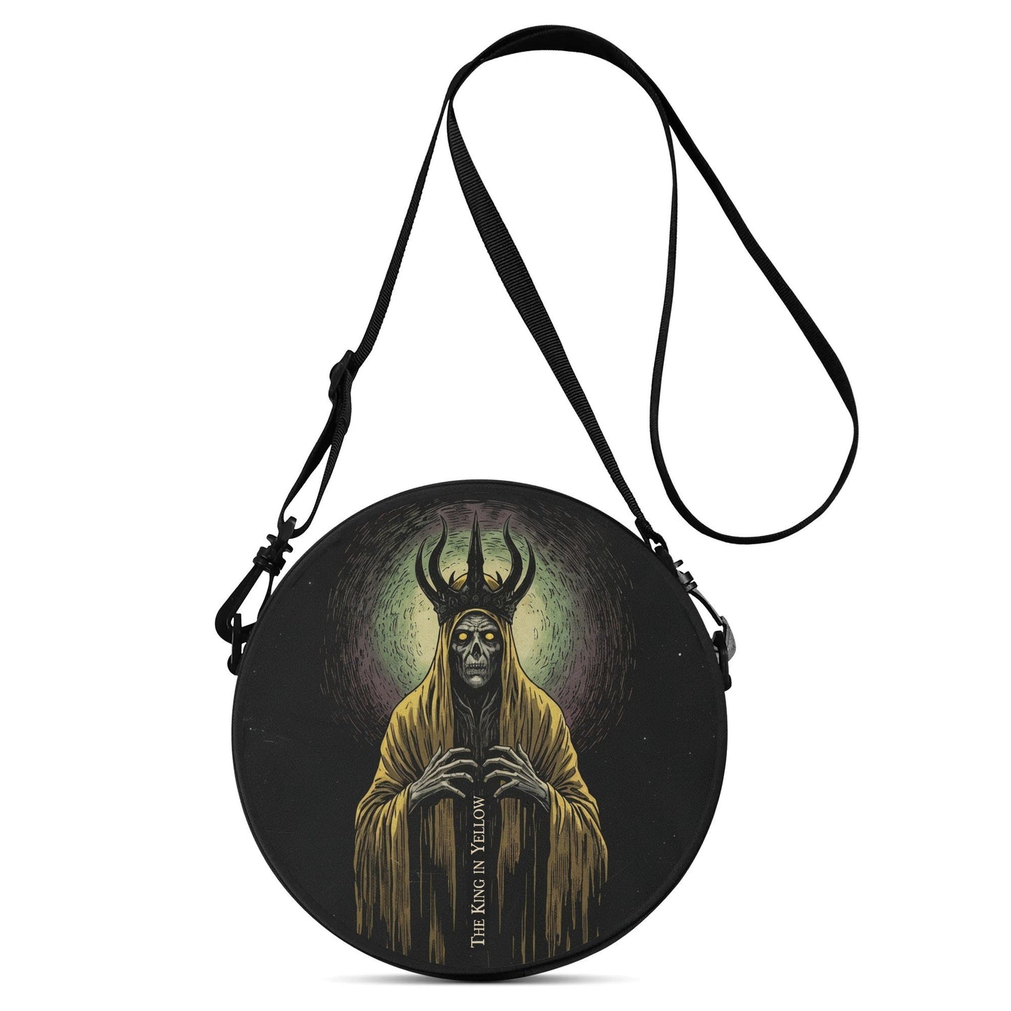 The King in Yellow Round Satchel Bag