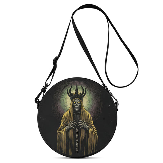 The King in Yellow Round Satchel Bag