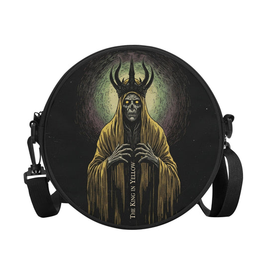 The King in Yellow Round Satchel Bag