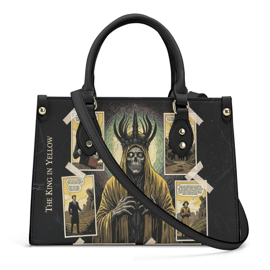 The King in Yellow Leather HandBag