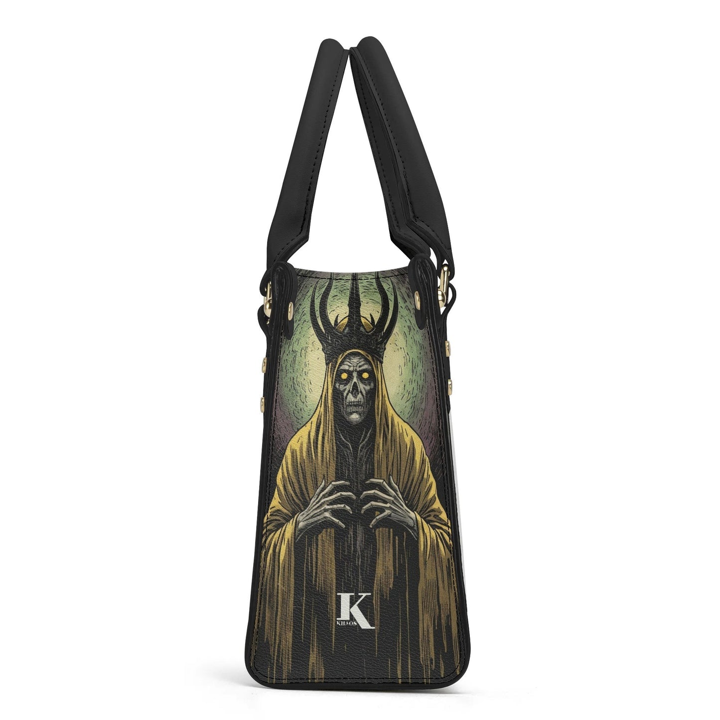The King in Yellow Leather HandBag