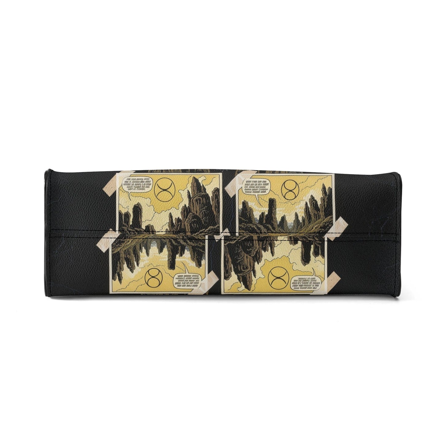 The King in Yellow Leather HandBag