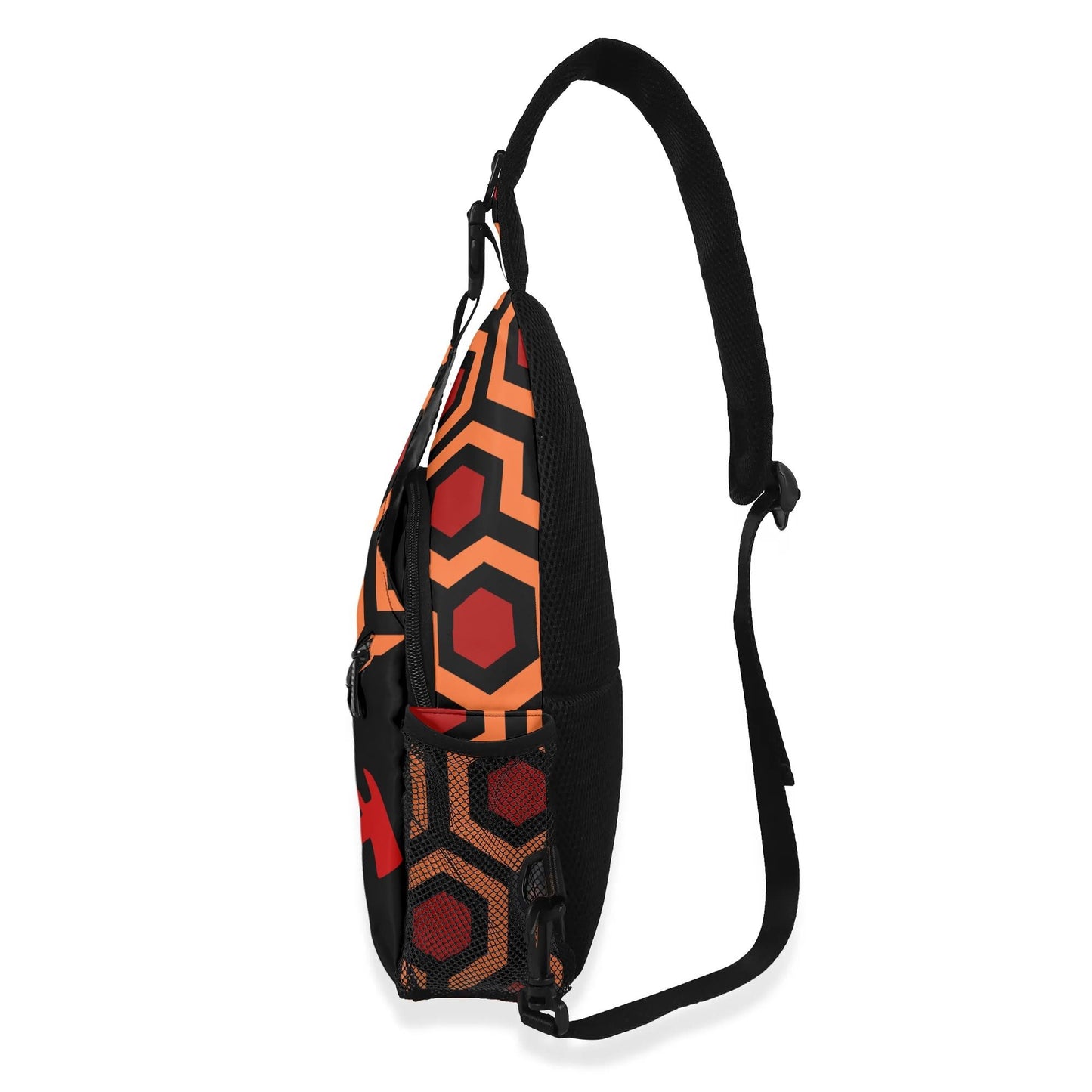 Redrum Chest Crossbody Bag with Adjustable Strap