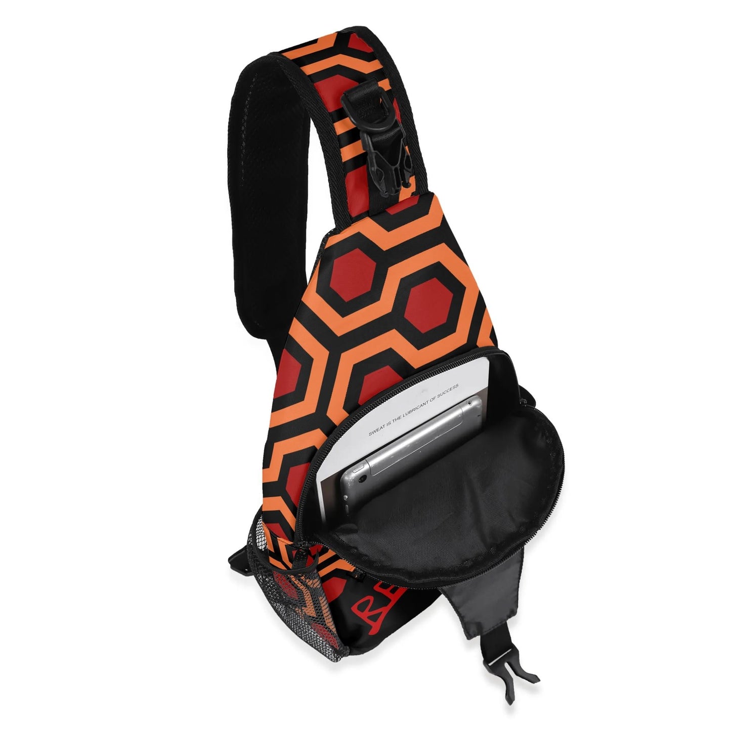Redrum Chest Crossbody Bag with Adjustable Strap