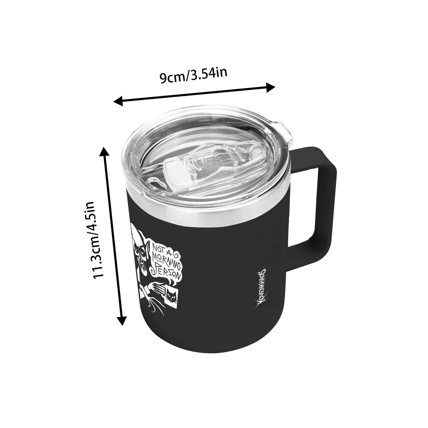 Mourning Coffee 12oz Stainless Steel Coffee Mug