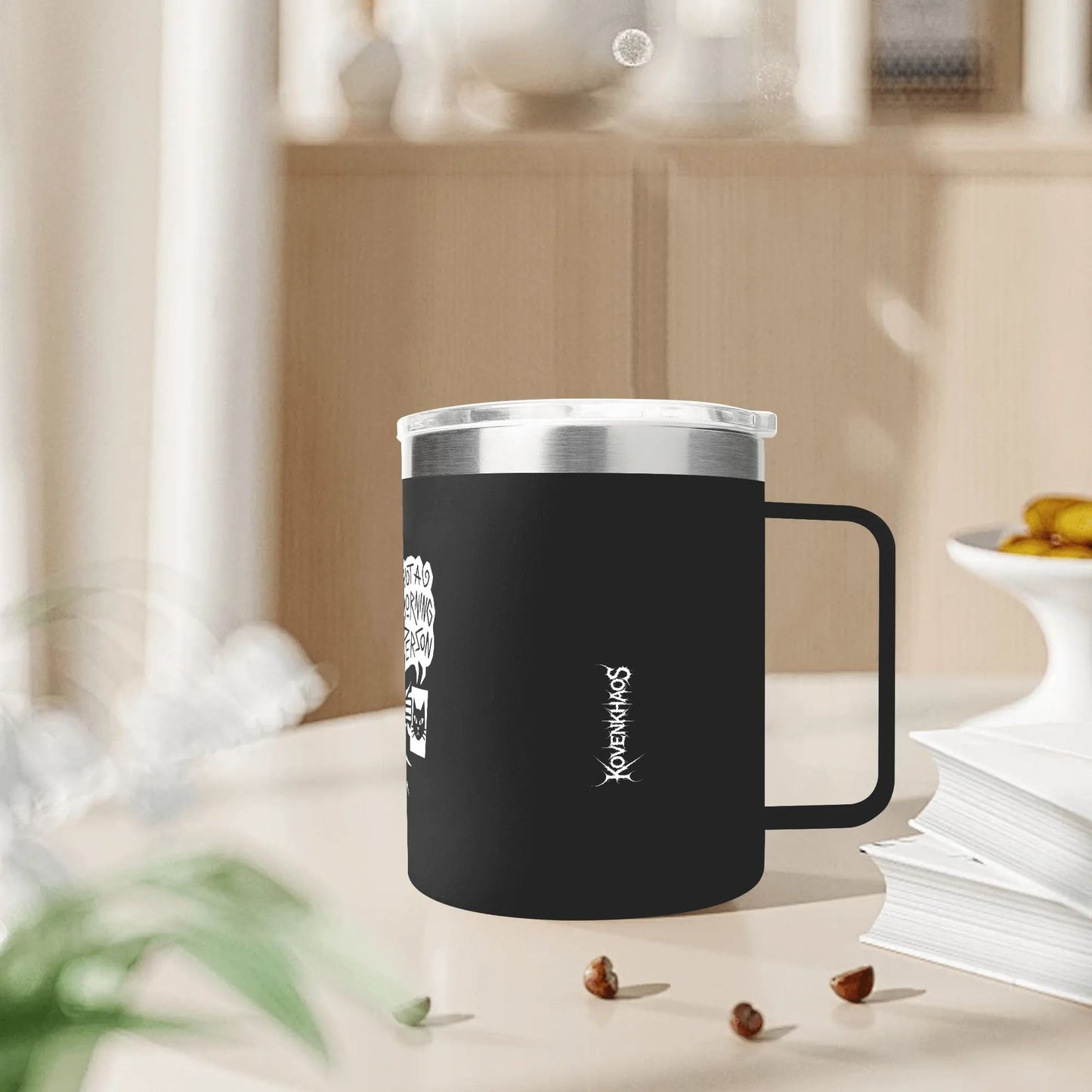 Mourning Coffee 12oz Stainless Steel Coffee Mug
