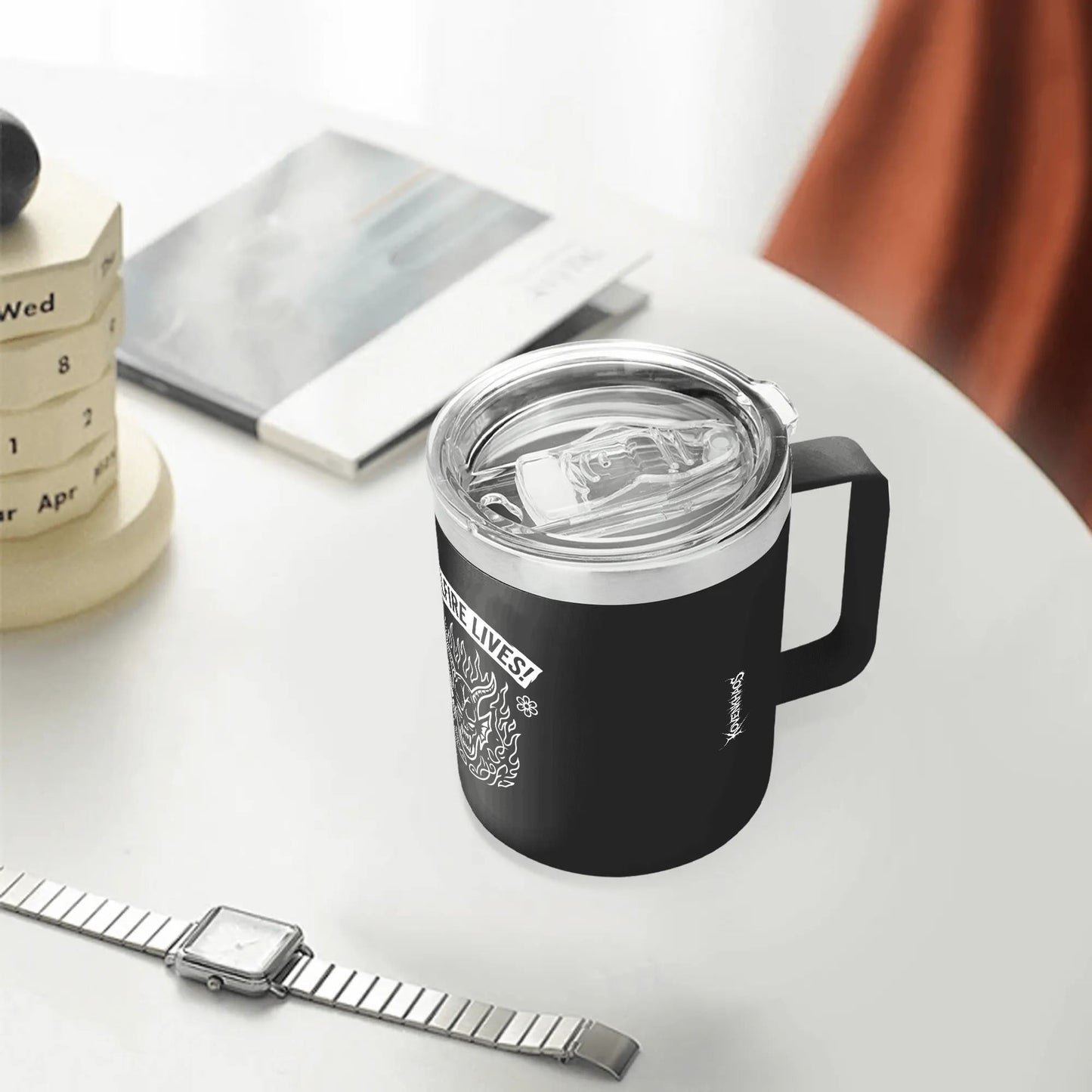 Hellfire Lives 12oz Stainless Steel Coffee Mug