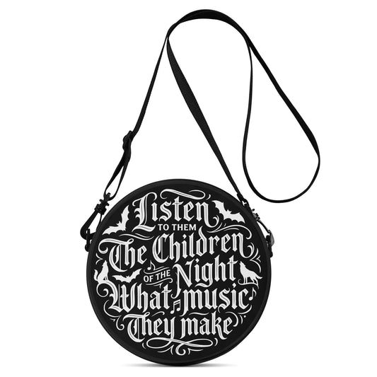 Children of the Night Round Satchel Bag